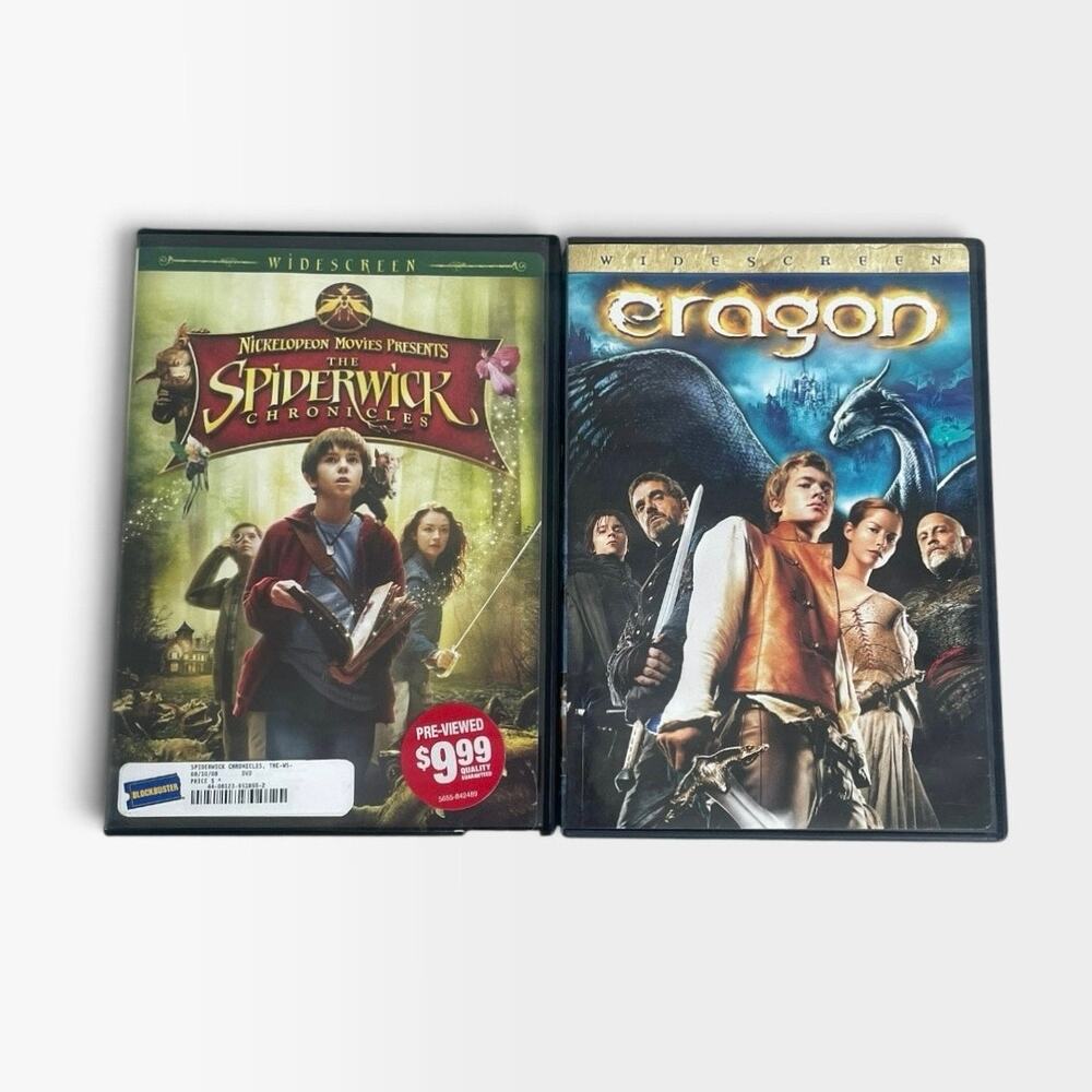 Eragon & The Spiderwick Chronicles 2 Fantasy DVD Bundle